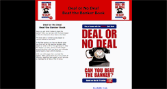 Desktop Screenshot of deal-or-no-deal-book.dond.co.uk