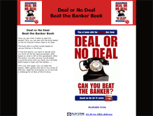Tablet Screenshot of deal-or-no-deal-book.dond.co.uk
