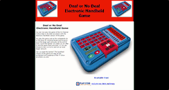 Desktop Screenshot of deal-or-no-deal-handheld-game.dond.co.uk