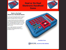 Tablet Screenshot of deal-or-no-deal-handheld-game.dond.co.uk