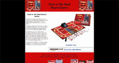 Desktop Screenshot of deal-or-no-deal-board-game.dond.co.uk